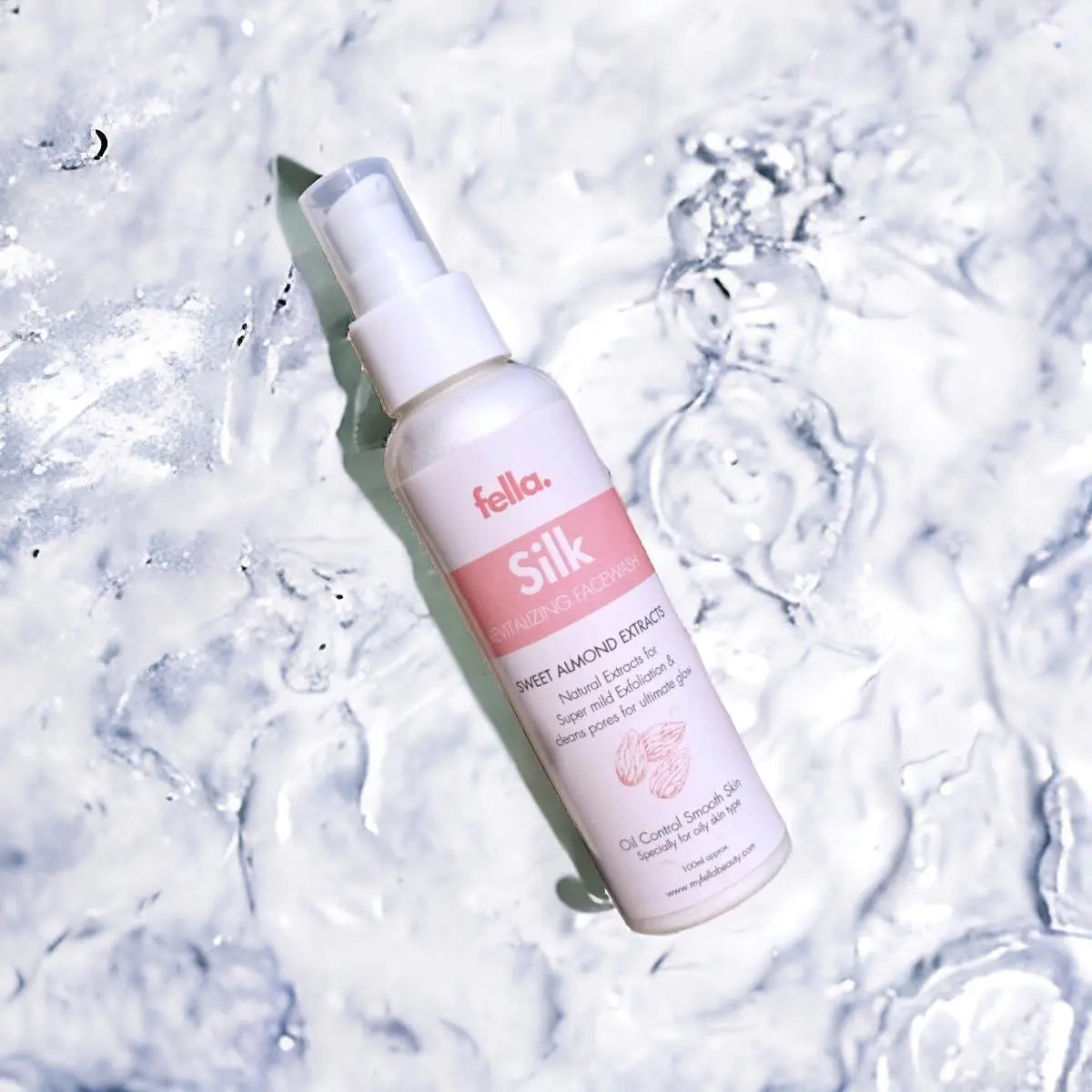 SILK Revitalizing Facewash š¤ with Almond extracts Skin Whitening FELLA BEAUTY