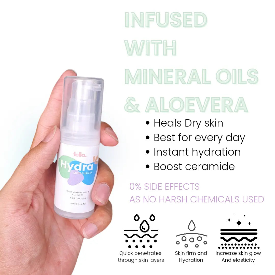 Hydra all skin type moisturizer for face and hands