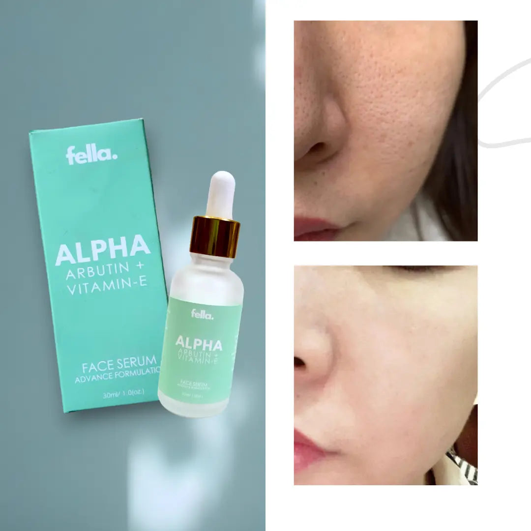 ALPHA Face Serum AlphaArbutin + Vit-E FELLA BEAUTY