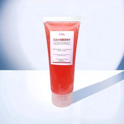 Cranberry - Skin Glow Gentle Non foaming Cleanser Revitalizing & Hydrating Vit-B5 & AlphaArbutin FELLA BEAUTY™