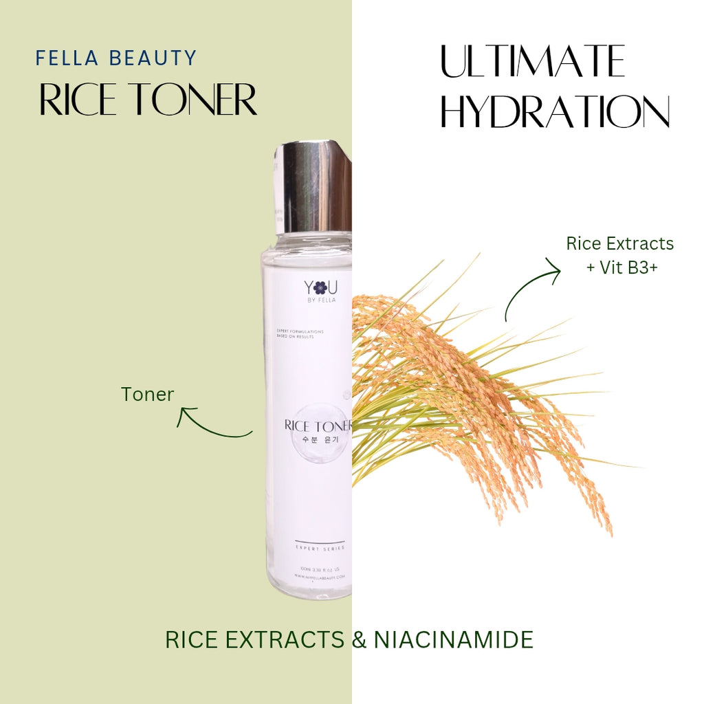 Fella Rice Rice Toner Glass Skin - Rice water, Niacinamide in Pakistan – FELLA BEAUTY™