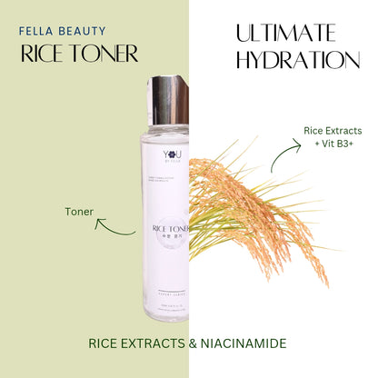 Rice Toner Glass Skin - Rice water Extract, Niacinamide