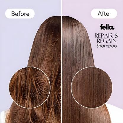 Shampoo | Repair and Regain Sulfate-Free  with Biotin & Rice Extracts - Clear Shampoo