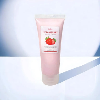 Strawberry Glow Scrub Deep Cleanse | salicylic Acid | Open pores- Dull and Dry Skin FELLA BEAUTY™