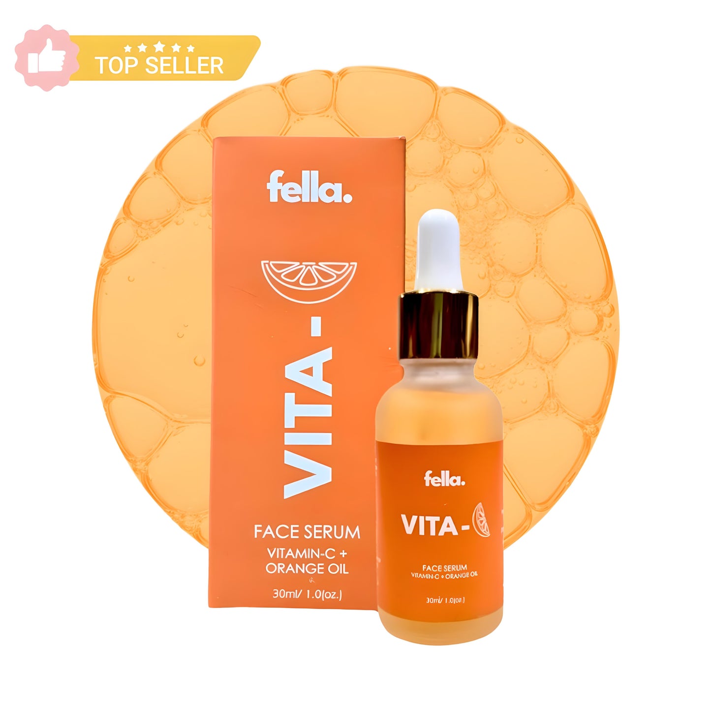 VITA  Vitamin-C Face serum Radiant Skin | Anti-Aging + Orange Oil