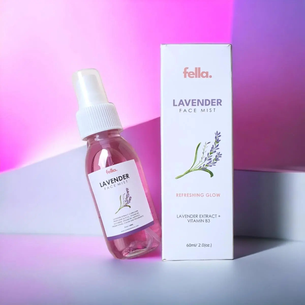 Lavender 💜 Face Mist Niacinamide + Aloevera extract FELLA BEAUTY