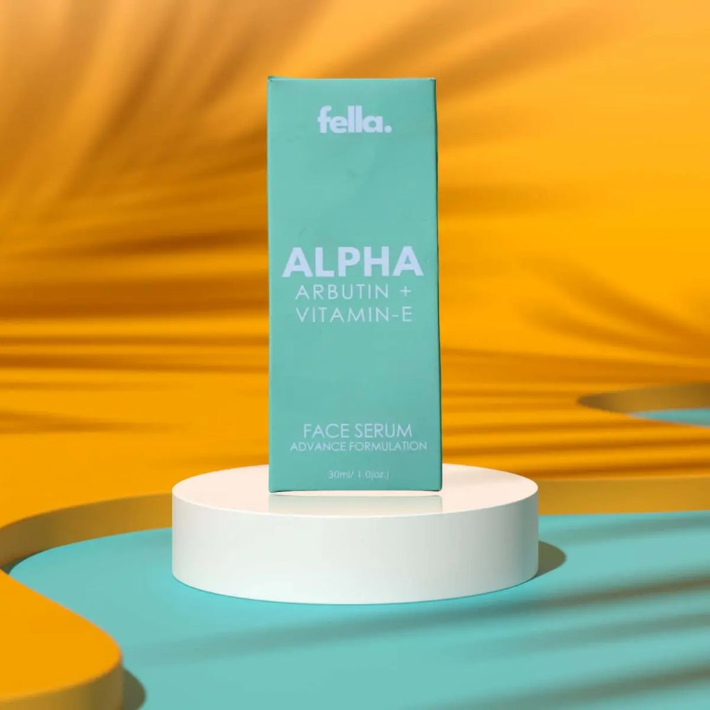 Alpha Face Feature Fella Beauty ALPHA Face Serum AlphaArbutin + Vit-E – FELLA BEAUTY™